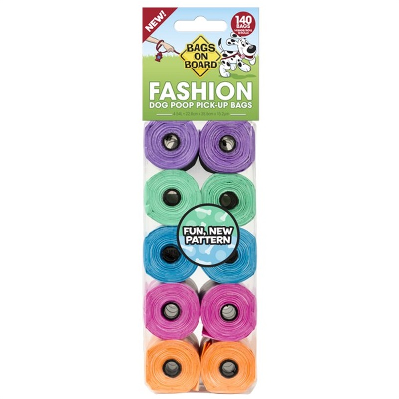 Bramton Bags On Board Fashion Poop Bags 10×14 bags