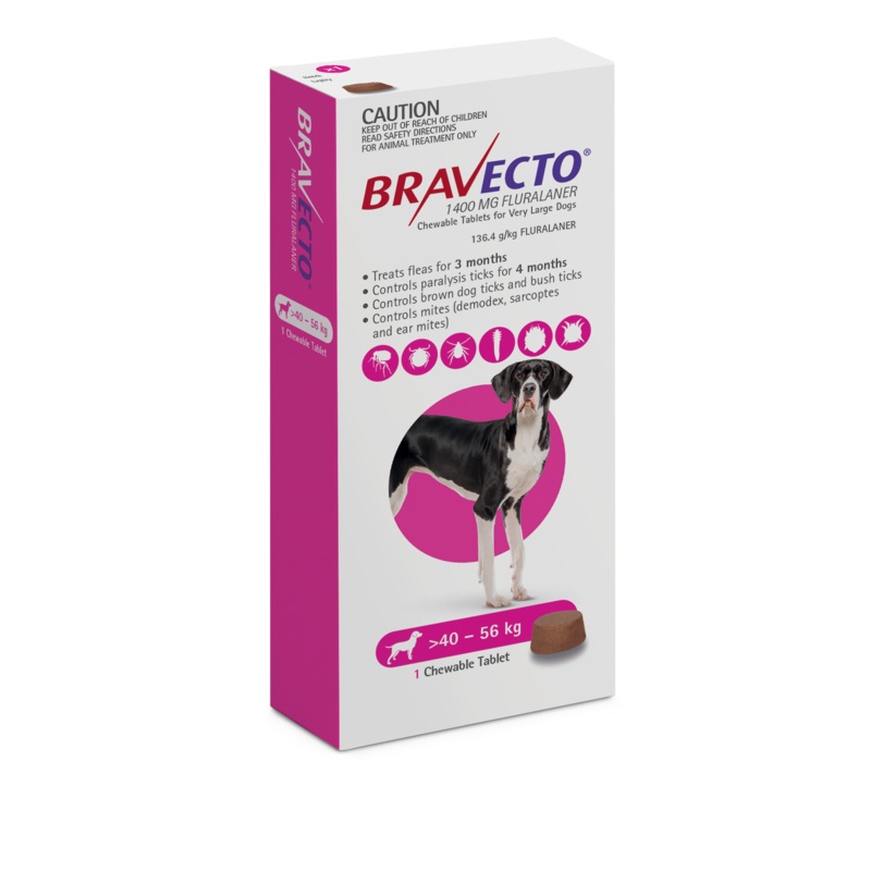Bravecto Purple – Very Large Dog 40-56kg
