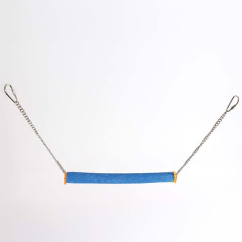 Sanded Nail Trimming Swing Parrot Perch Medium