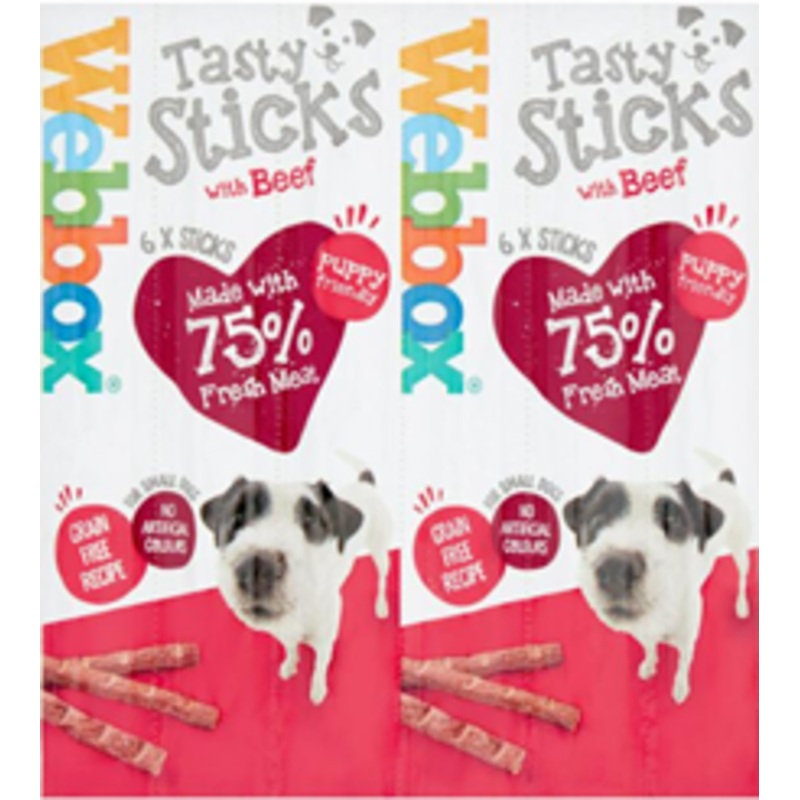6x BEEF SLIM STICKS 30G