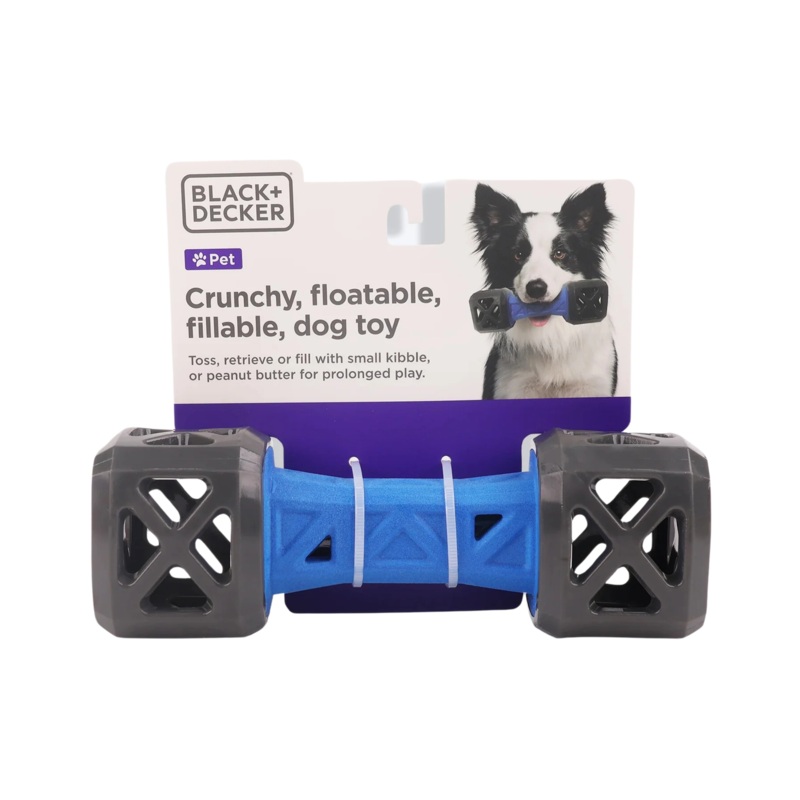 B+D DUMBBELL LEAK FLOATABLE TPR CRUNCH TOY
