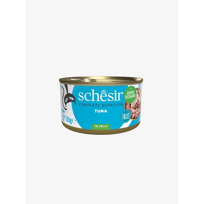 Schesir Complete Nutrition Canned Wet Cat Food  Tuna in Jelly 85g