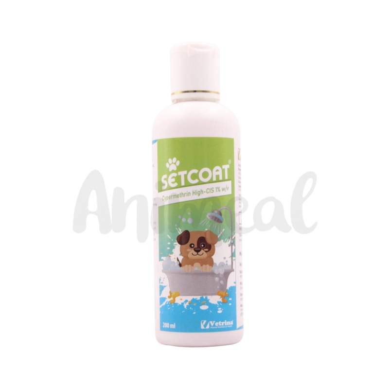 SETCOAT HIGH CIS 1% TICK & FLEAS SHAMPOO