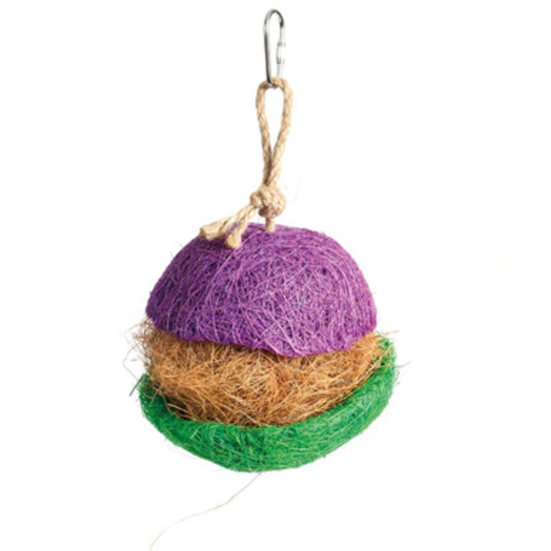 bEaKs Coco Colour Ball Forage and Preen Parrot Toy
