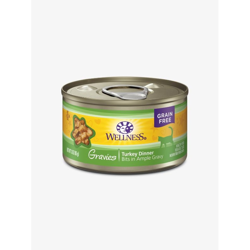 Wellness Complete Health Gravies Turkey Dinner Canned Cat Food [Weight : 3 oz]