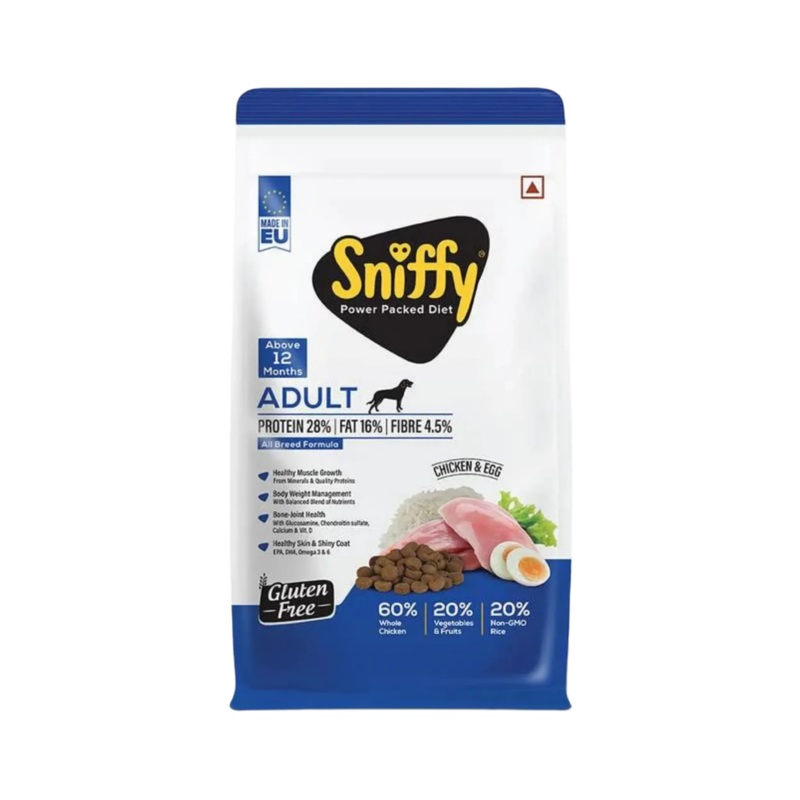 SNIFFY ADULT CHIC & EGG DRY FOOD (S)