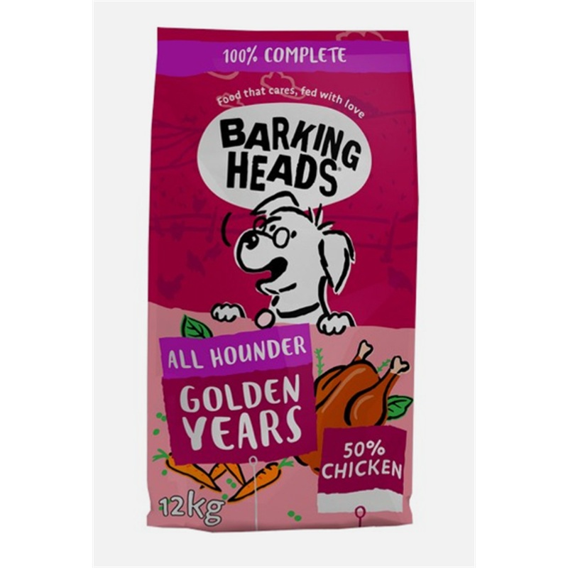 Barking Heads Golden Years Chicken12kg