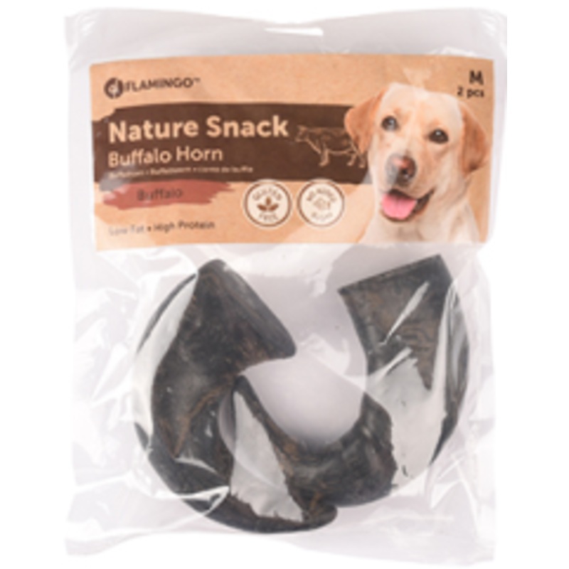 NATURE SNACK HORN MEDIUM 2PCS