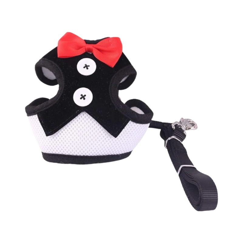 WW TOYBREED TUXIDO HARNESS WITH LEASH (S)