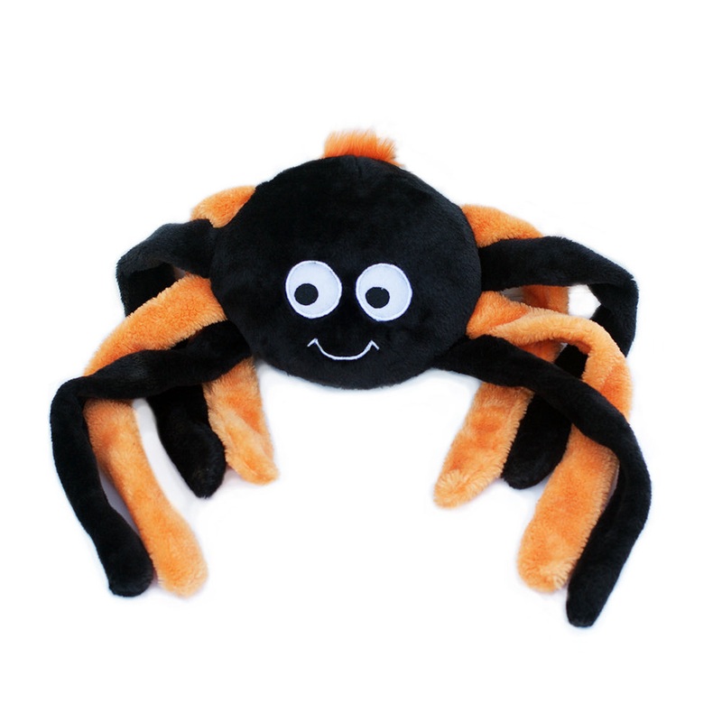 Zippypaws Halloween Spiderz – Orange L