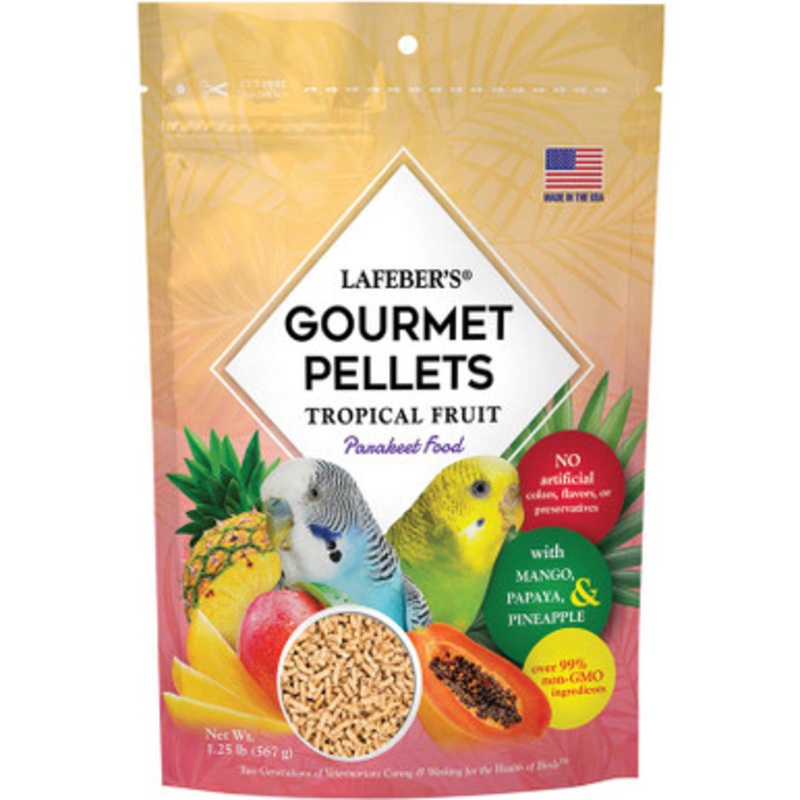 Lafeber Company Parakeet Tropical Fruit Gourmet Pellets – 1.25 lb