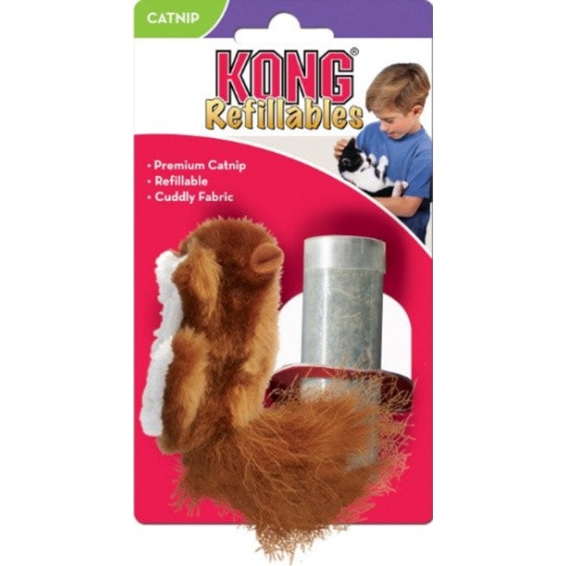 KONG CAT REFILABLE CANIP RAT|11x6cm