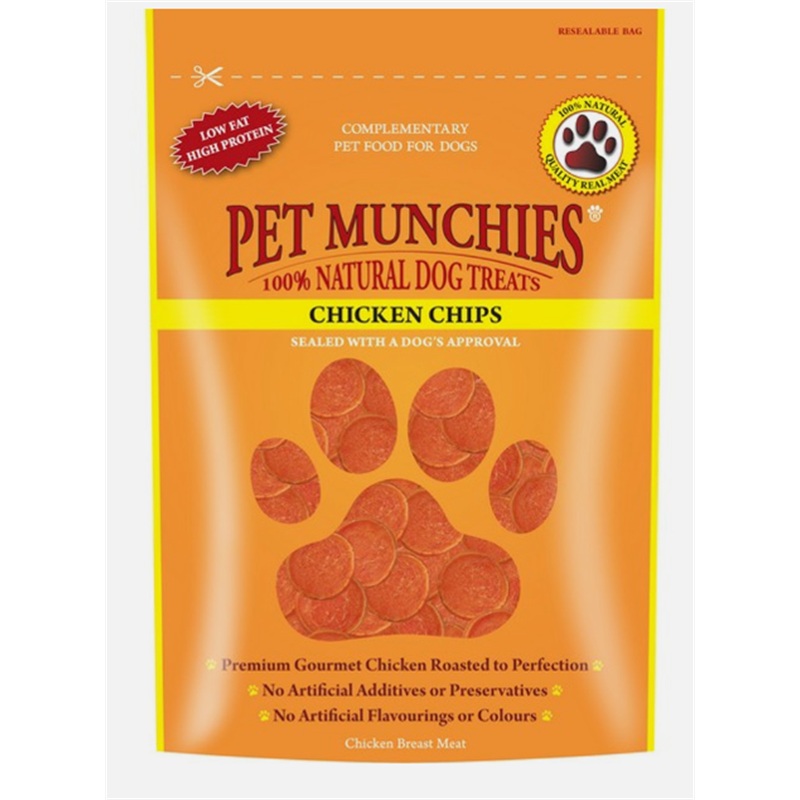 Pet Munchies Chicken Chips 100g