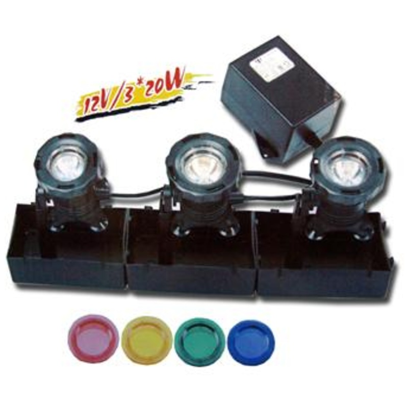 3WAY PLASTIC POND LIGHT
