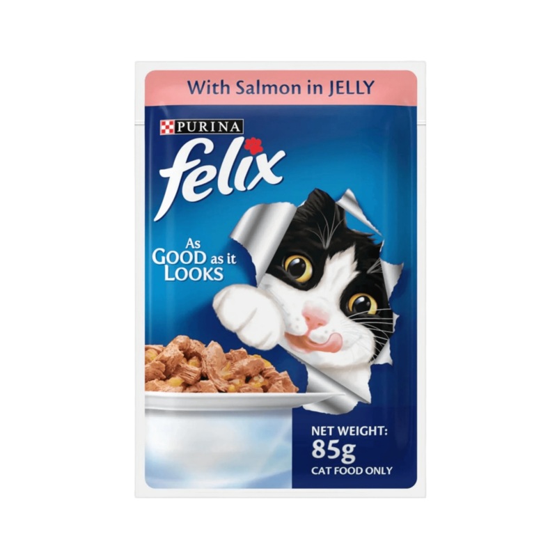 FELIX ADULT SALMON JELLY