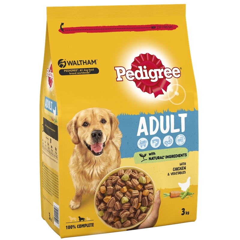PEDIGREE Dog Complete Dry with Chicken and Vegetables 3kg