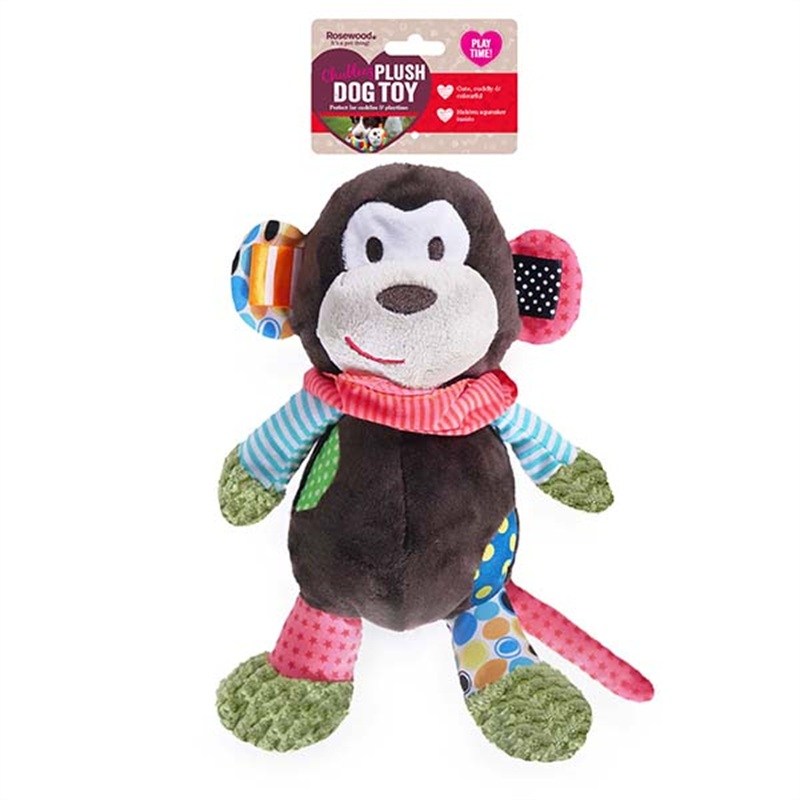 Rosewood Mitchell Monkey Plush Toy For Dogs