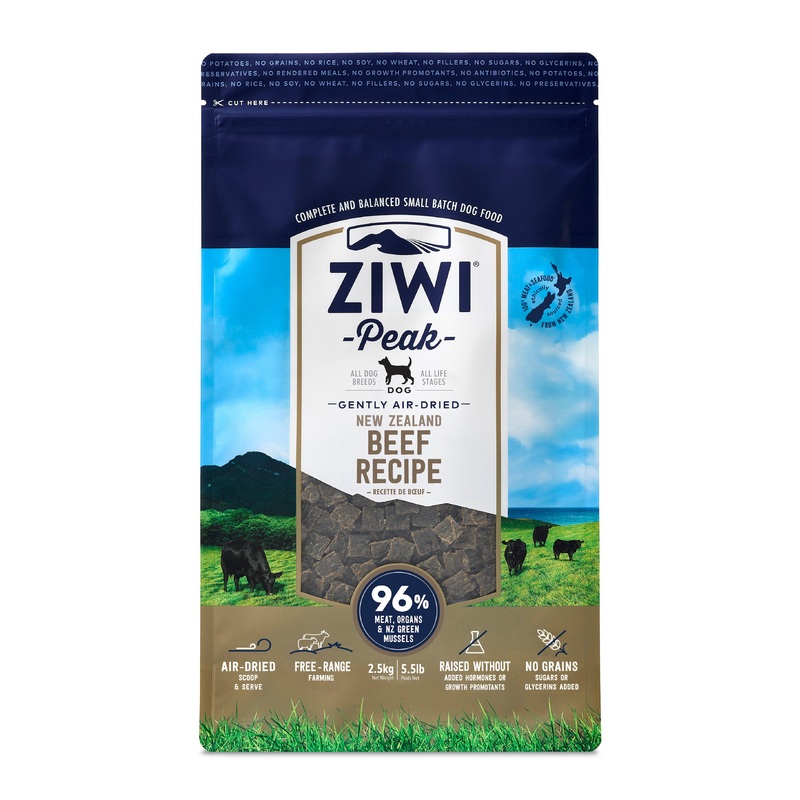 Ziwi Peak Air-Dried Dog Beef|454g|1kg|2.5kg|4kg