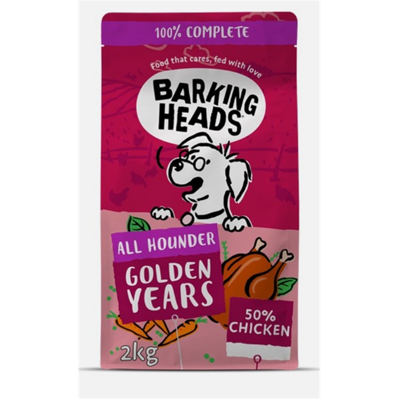 Barking Heads Golden Years Chicken 2kg