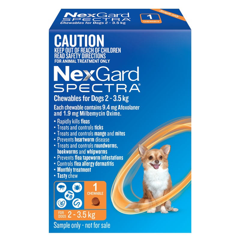 Nexgard Spectra Very Small Dog 2-3.5kg