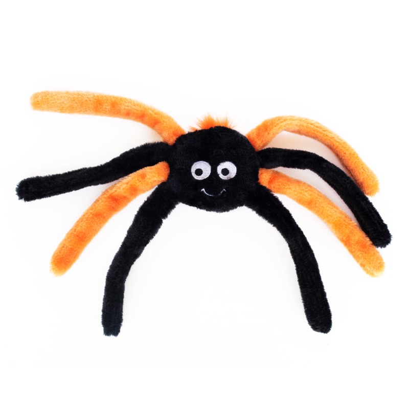 Zippypaws Halloween Spiderz – Orange S