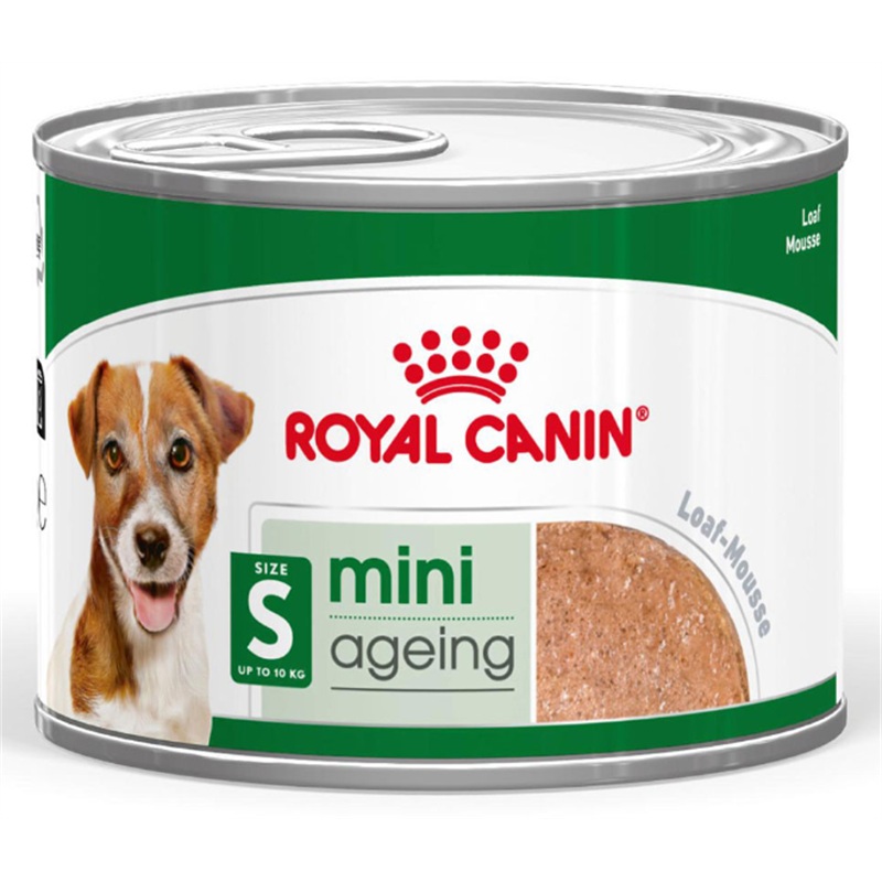 Royal Canin Can Mini Aging 8 Loaf 195g