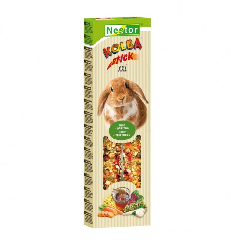 2x RODENTS STICKS XXL HONEY & VEGETABLES