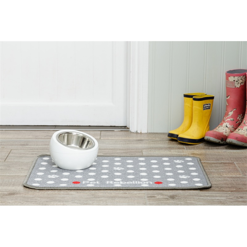 Dinner Mate Dotty Grey – Large Absorbent Food Mat (Size 40 x 60 cm)