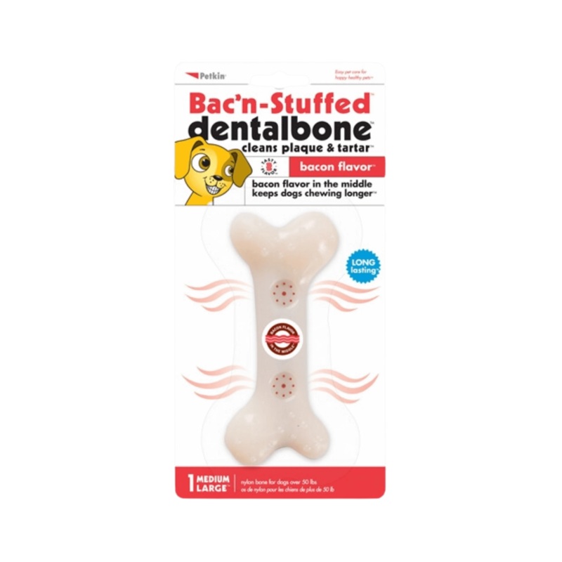 BAC N STUFFED DENTAL BONE (L)