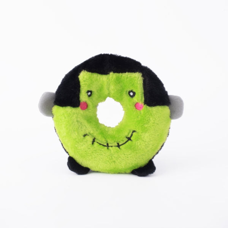 ZippyPaws Halloween Donutz Buddie – Frankenstein’s Monster Dog Toy