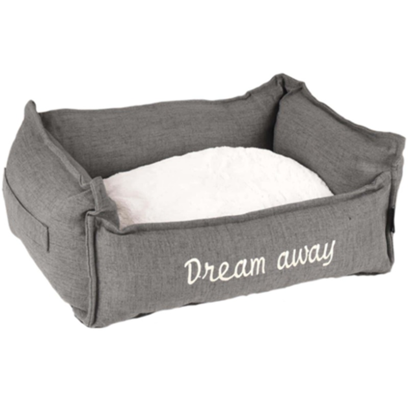 BASKET DREAM AWAY RECTANGULAR + ZIPPER GREY