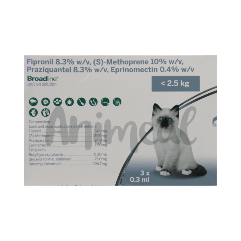 BROADLINE (<2.5KG) CAT SPOT ON