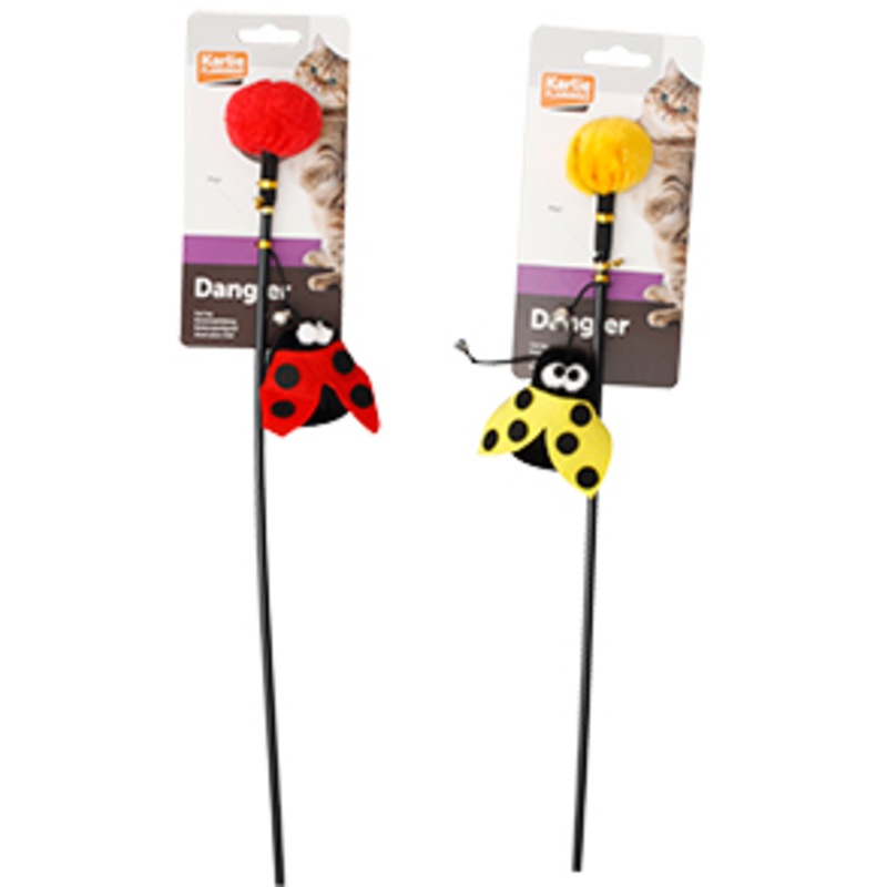 CAT TANGLER HAPPY BUG|cane: 49cm   tail: 8×6.5cm