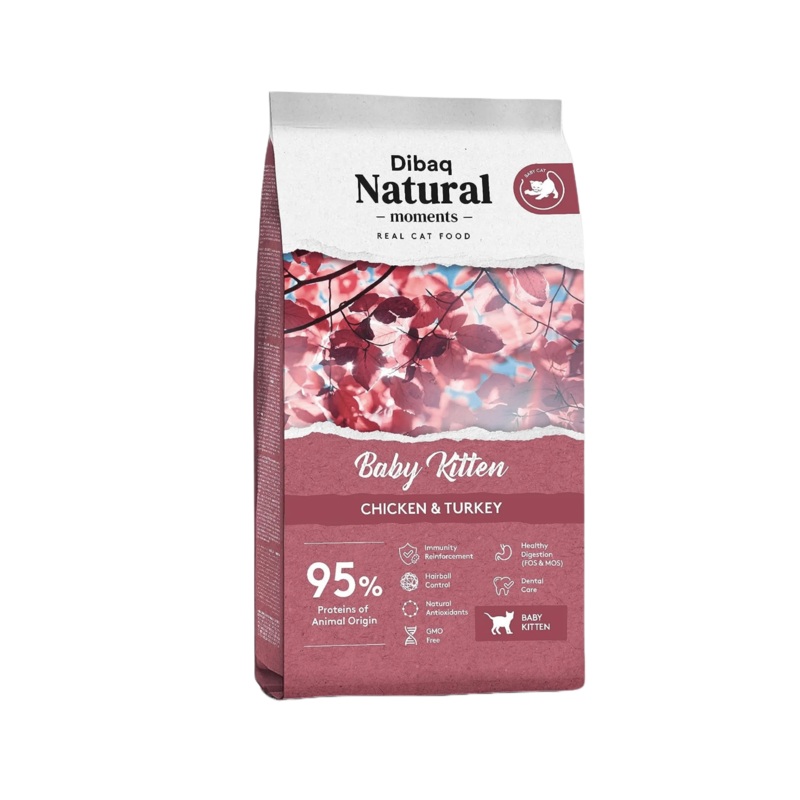 DIBAQ CAT KITTEN CHIC & TURKEY DRY FOOD (S)