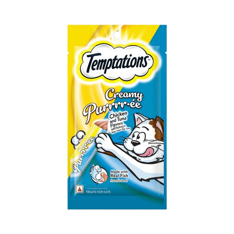 TEMPTATIONS CHIC & TUNA CREAMY TREAT (SAMPLE)