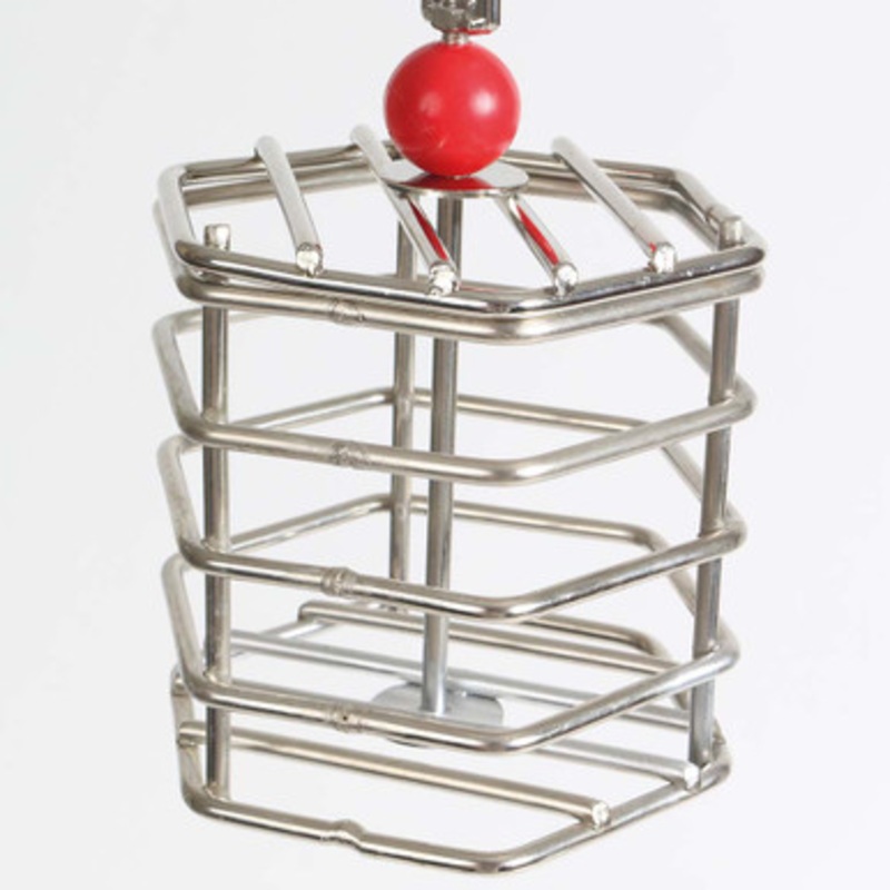 Baffle Cage – Stainless Steel Foraging Toy – Small