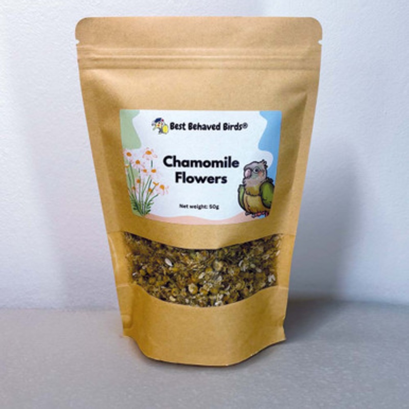 Best Behaved Birds Chamomile Flowers 50g