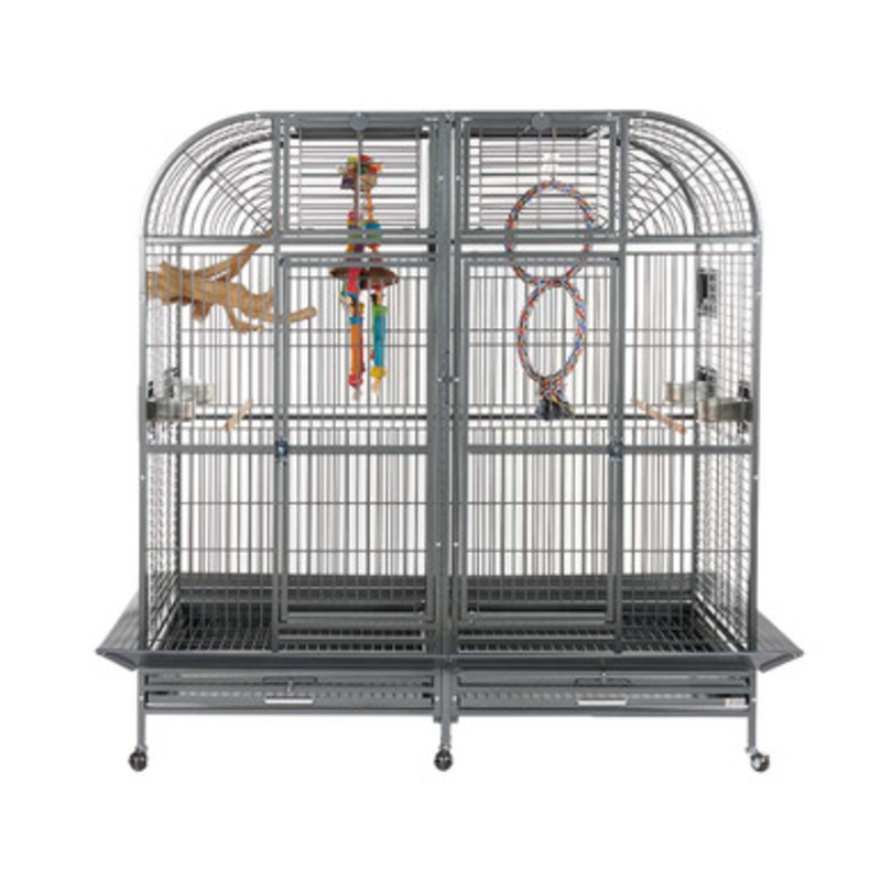 Castello 2 Mini Parrot Cage with Divider