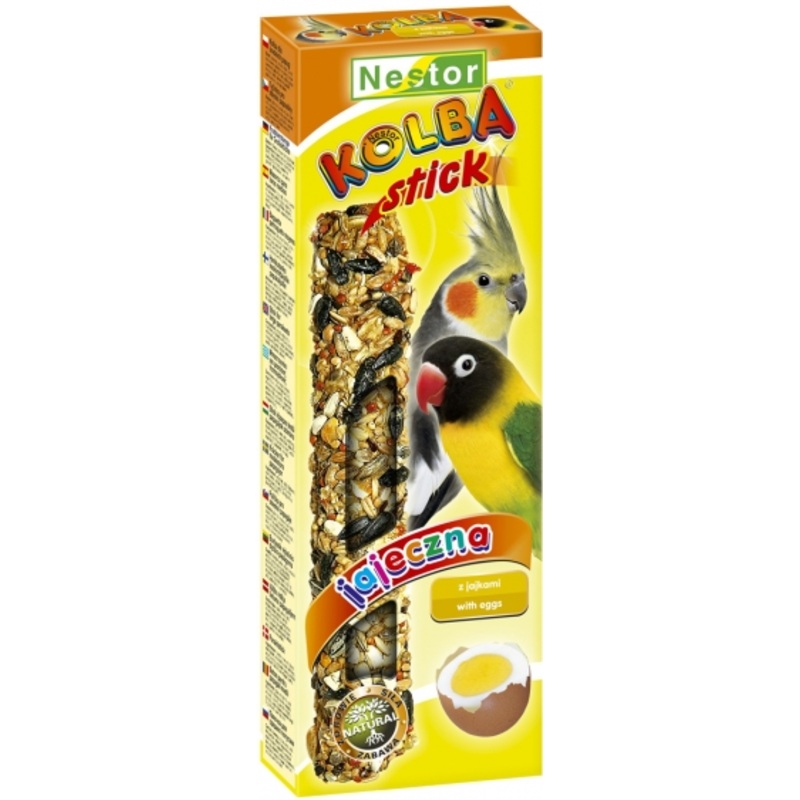 2x COCATIEL-LOVEBIRD STICKS EGG
