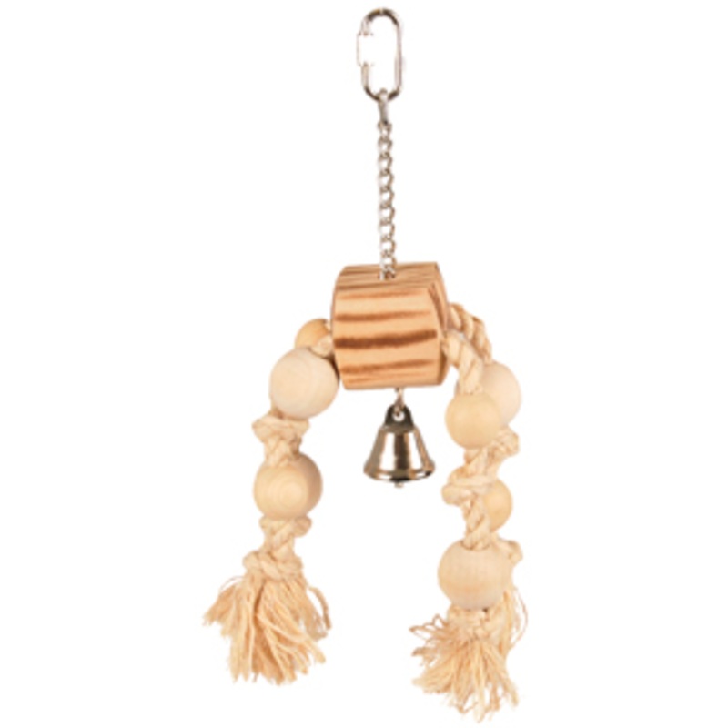 BBQ PARAKEET TOY CAGE HANGER|30x10cm