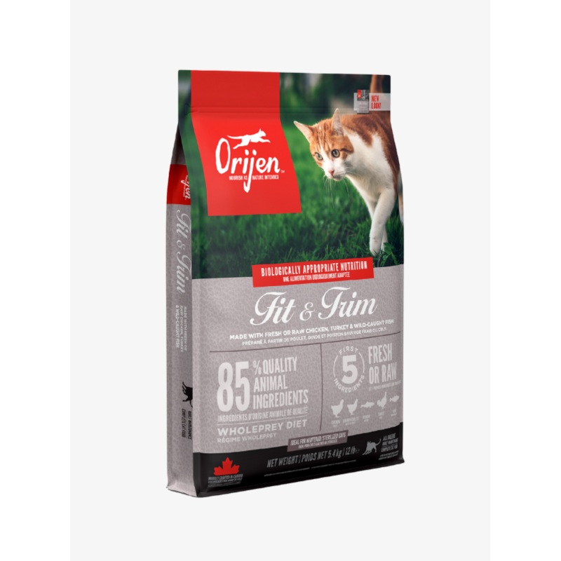 ORIJEN Freeze-Dried Infused Fit & Trim Cat Recipe Cat Dry Food 1.8kg