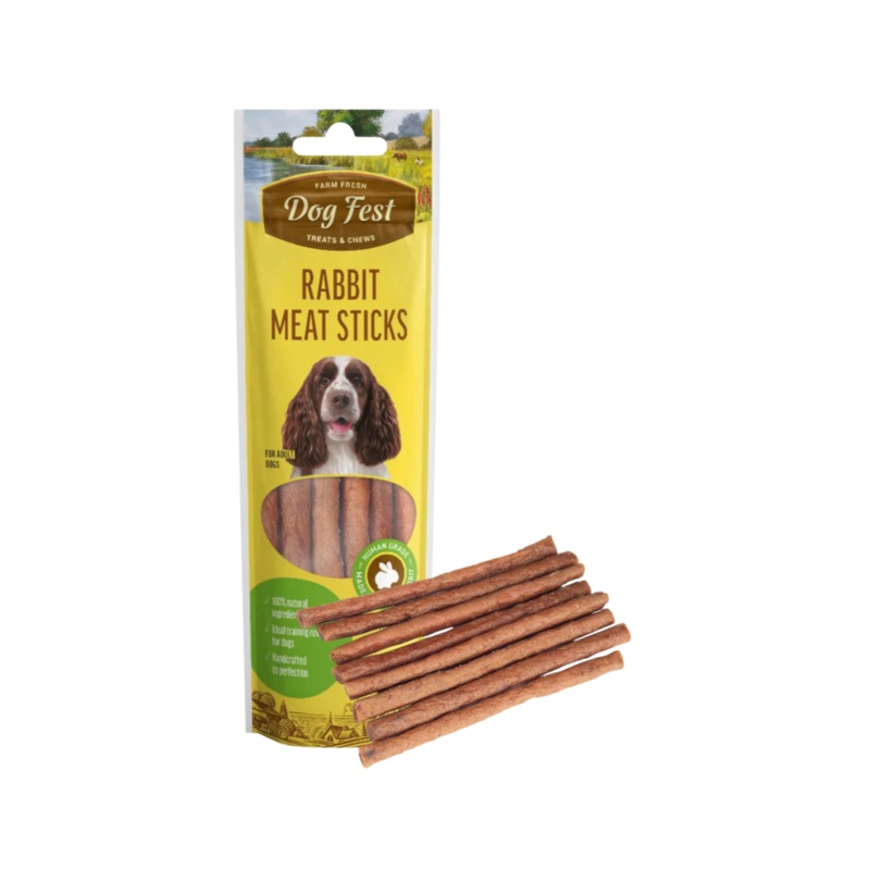 DOGFEST MEAT STICKS RABBIT