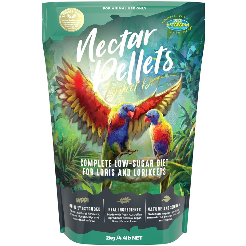 Vetafarm Lorikeet Nectar Pellets 2kg