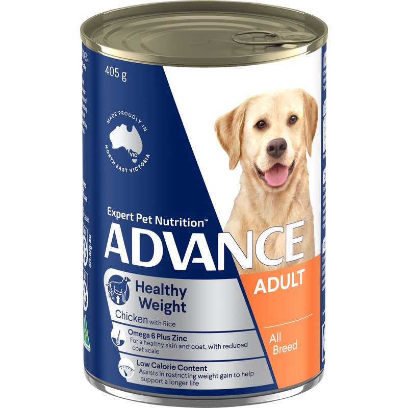 Advance All Breed Health Weight with Chicken & Rice 405g