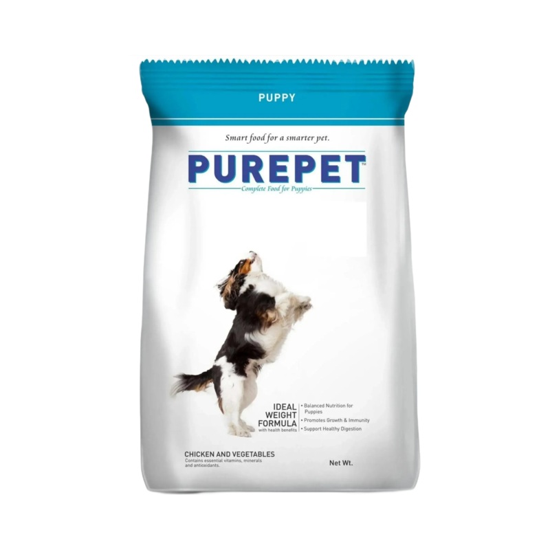 PUREPET PUPPY CHIC & VEG DRY FOOD (M)
