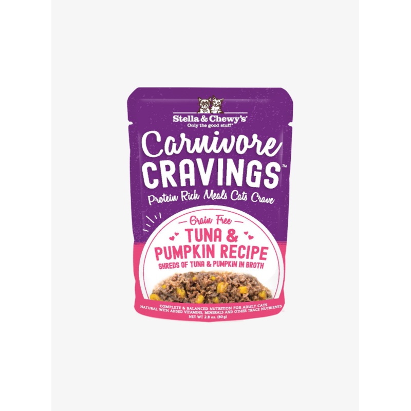 Stella & Chewys Carnivore Cravings Pouch Tuna & Pumpkin 2.8 oz