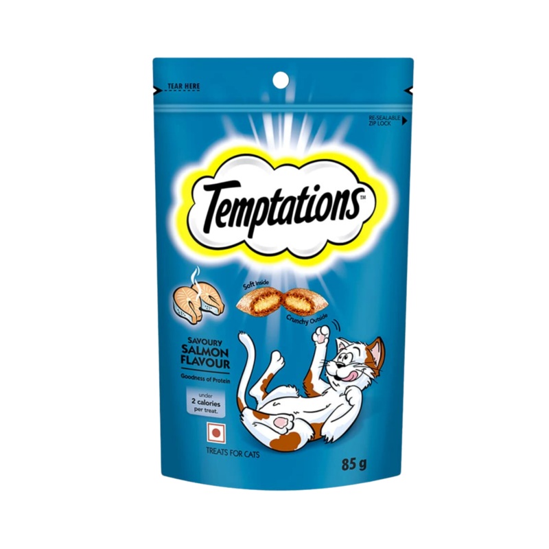 TEMPTATIONS SALMON CAT CRUNCHY TREAT