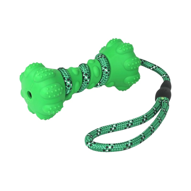 CANINE CREW ROPE TOY WITH BONE