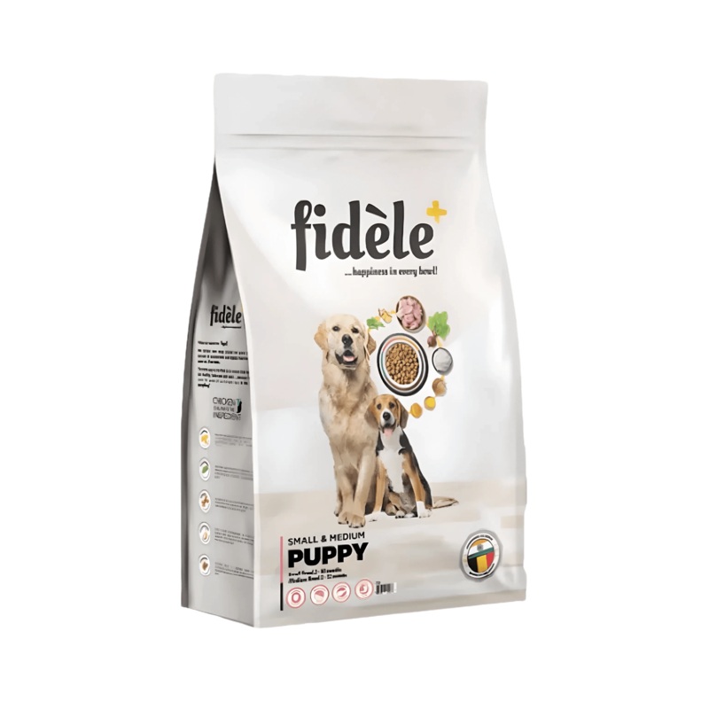 FIDELE PLUS PUPPY SMALL & MEDIUM DRY FOOD (L)