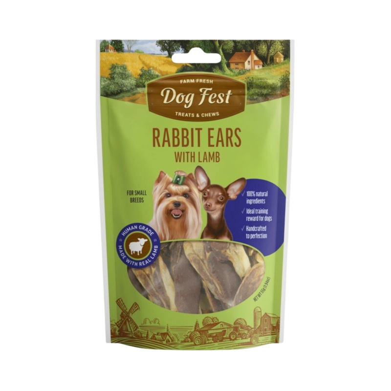 DOGFEST RABBIT EARS WITH LAMB